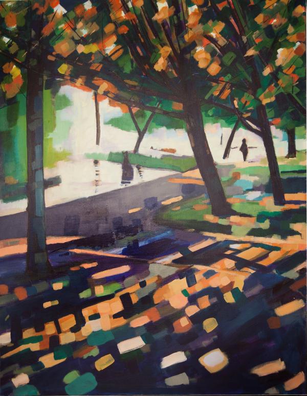 River Cherwell from Christ Church Meadows