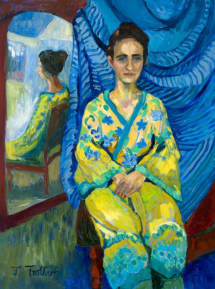 Connie in Dressing Gown