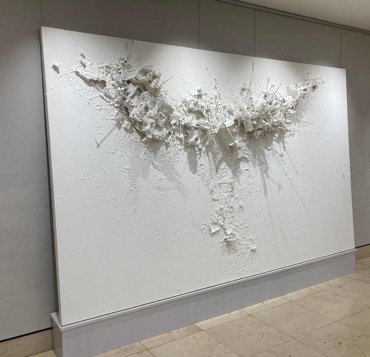 Gerry Judah : Angel : Earth & Angels at 30 Fenchurch St London EC3 (See Exhibitions)